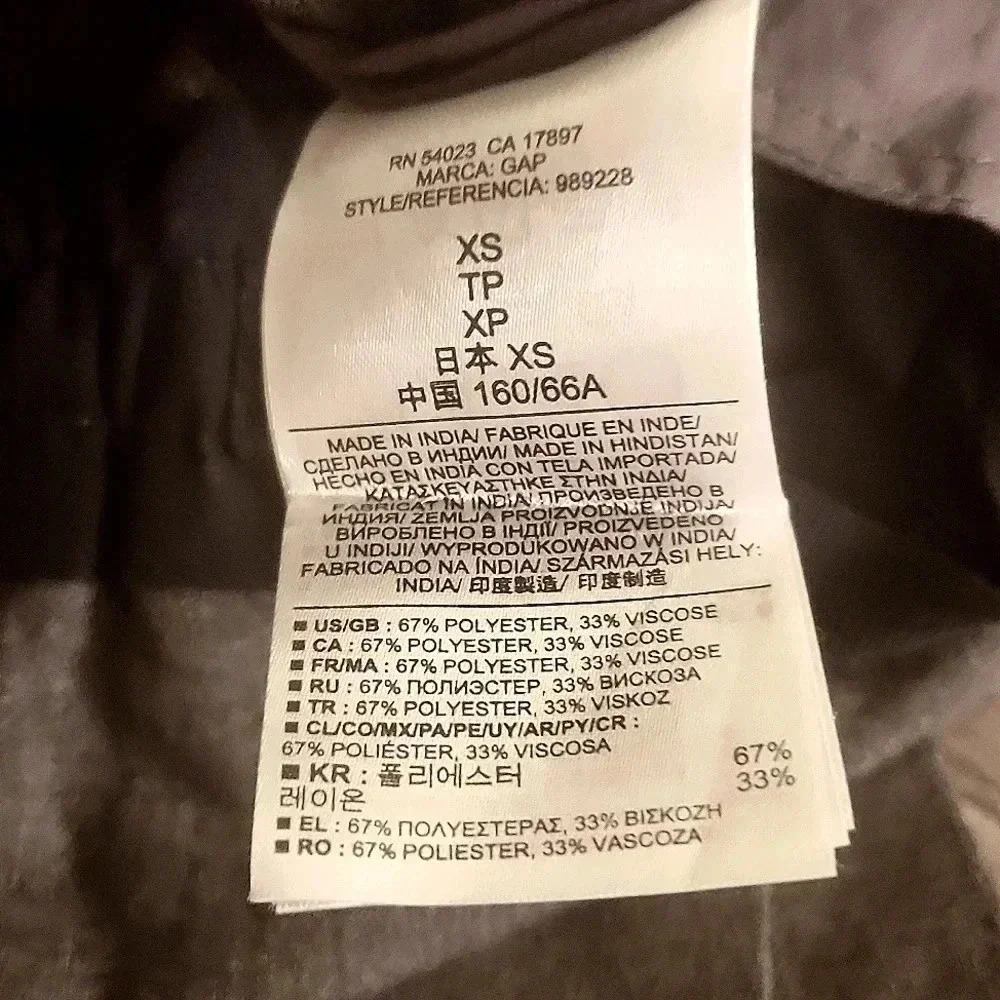 Gap Designed & Crafted Chambray Drawstring Skirt … - image 5